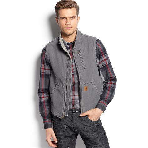 Mens Grey Jackets & Vests 